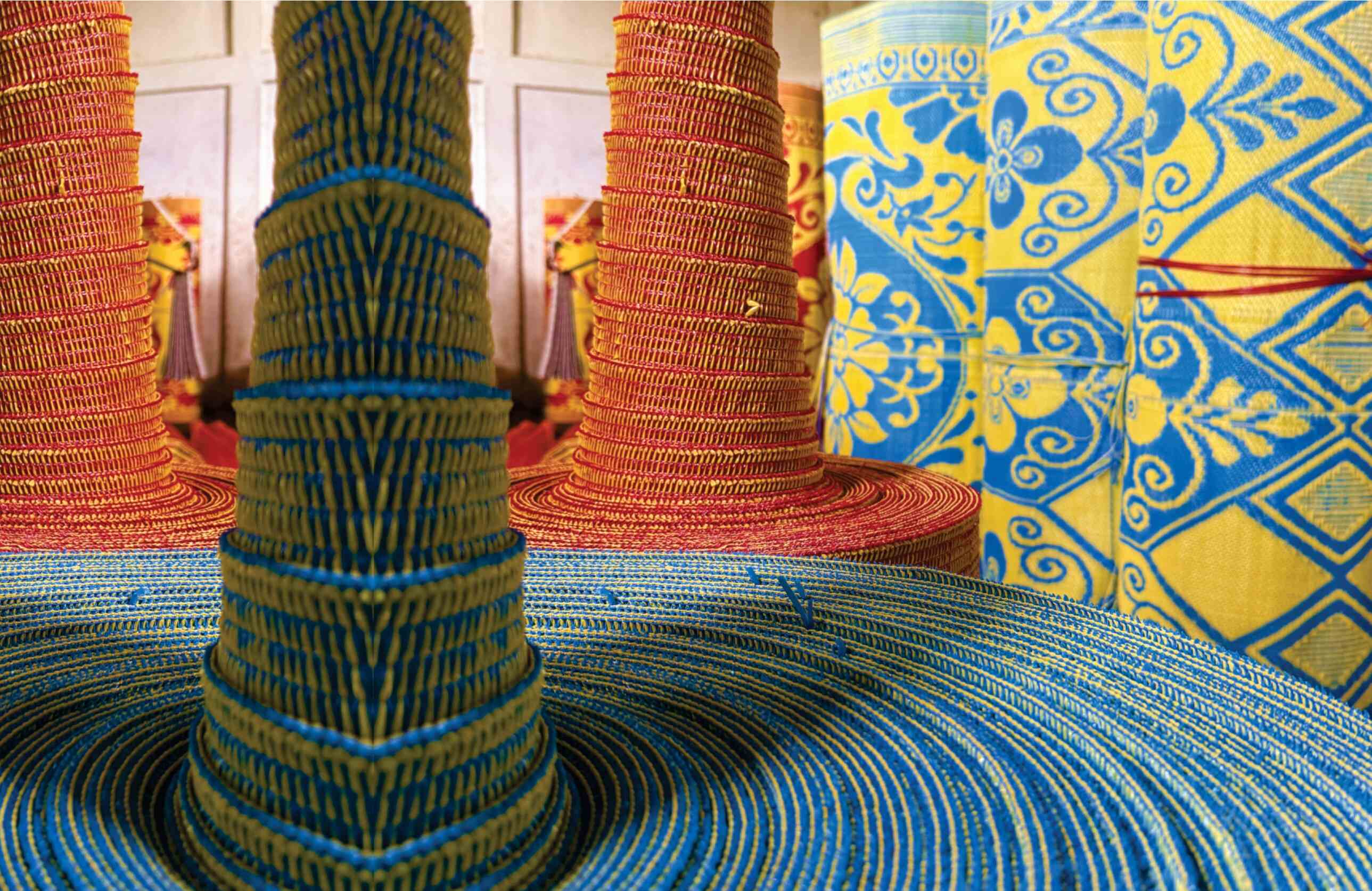 Lanka Mats, Decorative polypropylene mats and mat rolls by Lanka Polysacks (Pvt) Ltd Dambulla, enhancing homes and spaces in Sri Lanka